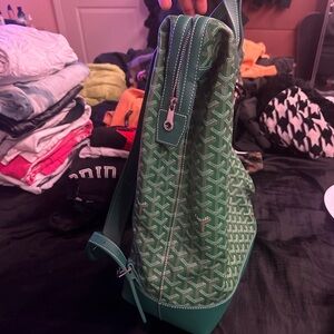 Green Goyard Cisalpin Backpack